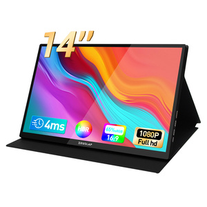 ZEUSLAP 14 "Pantalla táctil LCD 1920*1080P FHD IPS pantalla portátil Monitor de juegos para LG Gram Mini PC ordenador portátil PS5 - Product Image 1