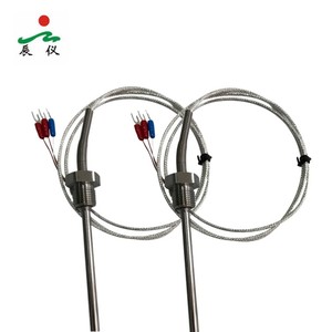 Haichen WZP 3 fios conexão roscada Pt100 <span class=keywords><strong>Rtd</strong></span> <span class=keywords><strong>Sensor</strong></span> Probe
