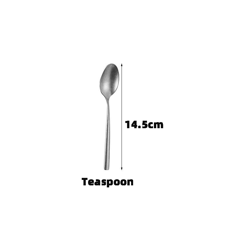 5-Antique Silver Teaspoon