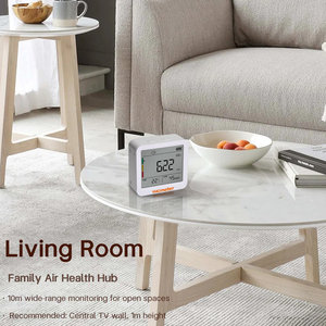 Yhcmeter không khí trong nhà màn hình chất lượng kỹ thuật số carbon dioxide Detector xách tay <span class=keywords><strong>CO2</strong></span> màn hình - Product Image 6