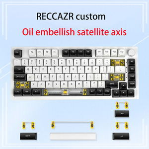 Tastiera meccanica Wireless OEM K75 di fabbrica tastiera meccanica con albero intercambiabile a caldo con guarnizione personalizzata a tre stampi - Product Image 3