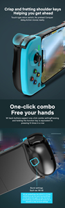 Drops hipping D3 Wireless Gamepad-Steuerung für Mobiltelefone BT Joystick Game Controller Kompatibel mit PS4 Switch PC iOS Android - Product Image 4