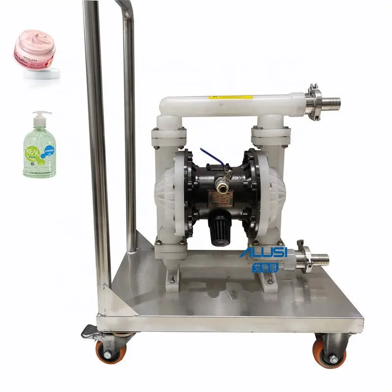 Stainless Steel Chemical Air Operated Pneumatic Oil Water Transfer Double Oil Fuel Transfer Membrane Yamada Diaphragm Pump