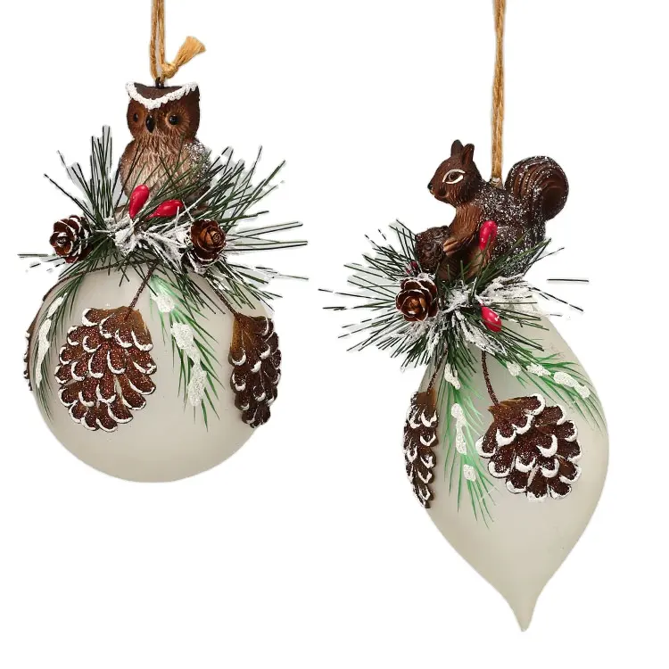 Baoying fábrica vende decorações De Natal bola diretamente Mão-pintado ornamento do Natal são penduradas na árvore De Natal