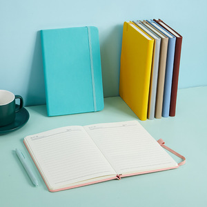 Cuaderno personalizable de oficina y negocios con logotipo A5, cuaderno de cuero con impresión en color UV, cuaderno Cahiers de 200 páginas - Product Image 2