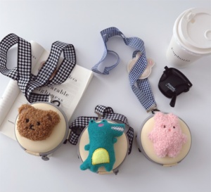 Màu Xách Tay Du Lịch Vòng Khung Có Thể Gập Lại Trẻ Em Của Kính Mát Túi Cá Tính Trẻ Em Của Phim Hoạt Hình Cổ Loại Vòng Kính Túi - Product Image 4