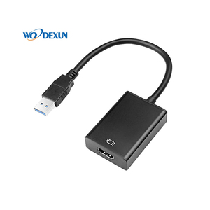 Adaptador USB 3,0 a HDMI Convertidor compatible con USB a HDMI Cable adaptador de video USB externo para computadora portátil de escritorio Macbook