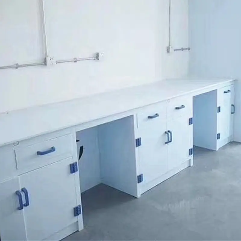 Phòng thí nghiệm đồ nội thất phòng thí nghiệm Polypropylene trạm làm việc PP tường Băng ghế dự bị