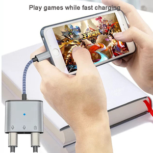3 in 1 type-c至2 usb-c 1 aux端口适配器type-c音频适配器转换器 - Product Image 3