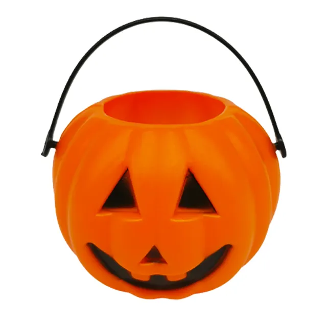 Sunup Bán Sỉ Đạo Cụ Halloween Thiết Kế Mới 2023 Đèn Lồng Bí Ngô Cầm Tay Giỏ Kẹo