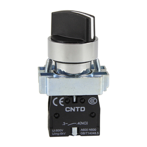 CNTD 3 pozisyon seçici basmalı düğme anahtarı CB2-BD21 ile 22mm seçici anahtarı 3 pozisyon, Wenzhou, basmalı düğme anahtarı - Product Image 5