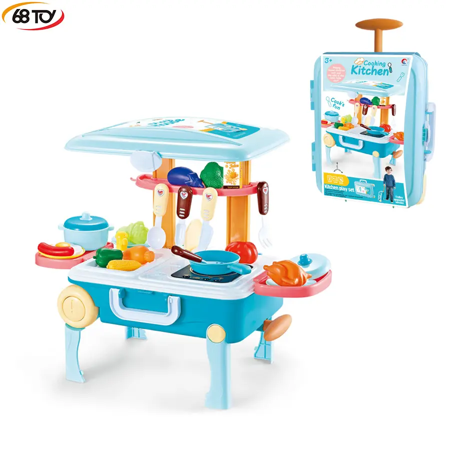 Küchen-Spielzeug für Kinder ab 3 Jahren Simulation Lernen Kochen Tisch Vorschul-Kindergeschenkset individuelles Logo