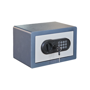 Caja fuerte electrónica de acero con código digital y llave para el hogar, hotel, oficina, banco, almacenamiento, tipo seguro - Product Image 3