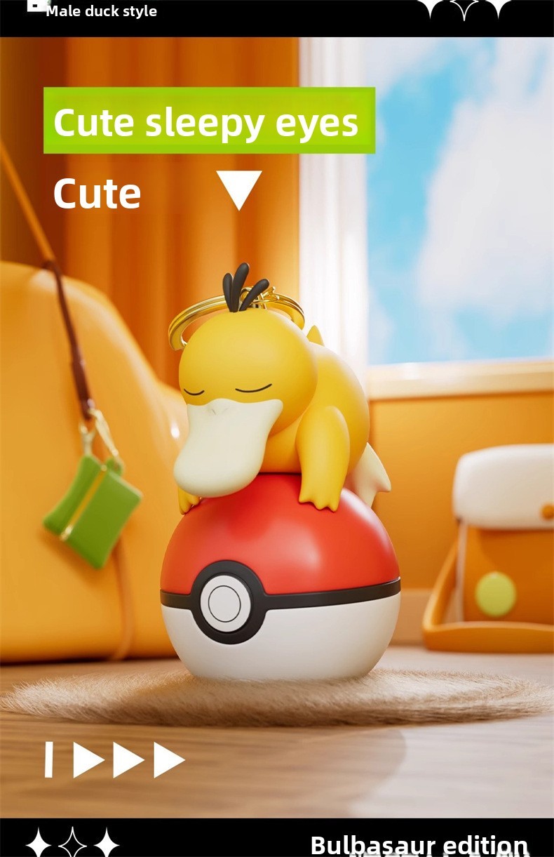 Porte-clés Pok Ball-psyduck