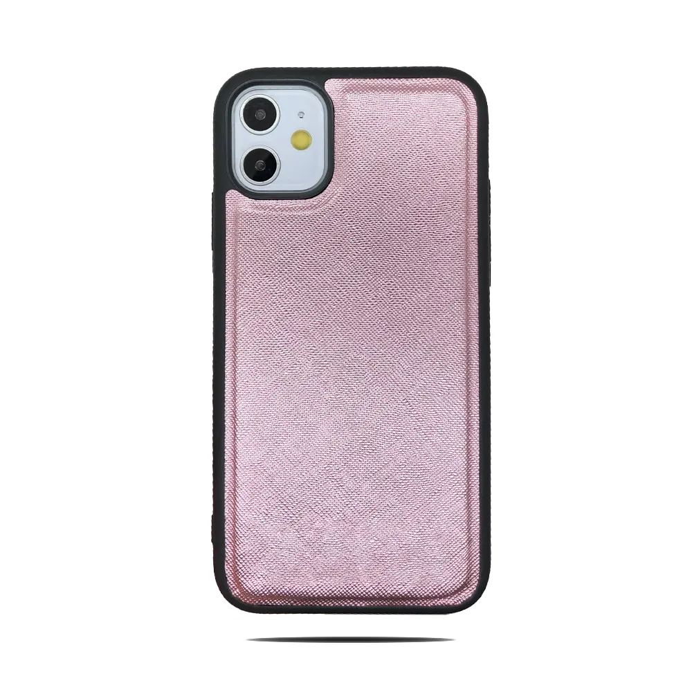 Модный розовый чехол-накладка из искусственной кожи для iphone 9 11