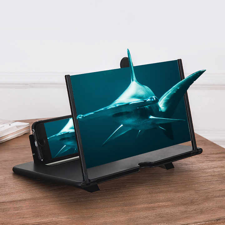 12Inch Screen Magnifier Smartphone Eye Protection Video Amplifier Enlarged 3D Phone Screen Magnifier