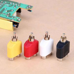 <strong>RCA</strong> Audio Adapter <strong>RCA</strong> Y <strong>Splitter</strong> AV Audio Video Plug Converters <strong>1</strong> Male to <strong>2</strong> Female Digital Cables Adapters Jack Plug - Product Image 5