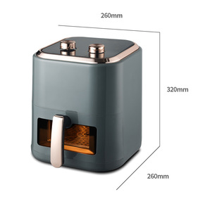 Edelstahl 5,5 l 6l 8l 10l Verbraucher berichte Bestes heißes Mini-Rack ohne Öl wie Luft fritte use ohne Öl