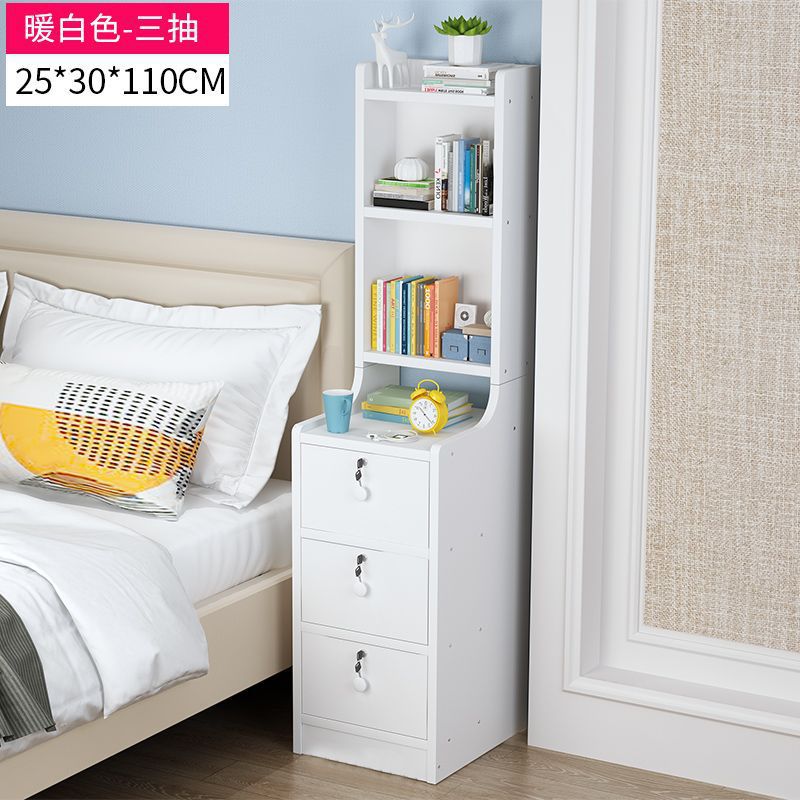 25cm three-drawer warm white