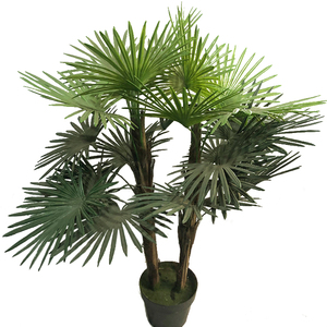 Decorazione esterna di palma artificiale alberi piccola palma albero di vendita a buon mercato
