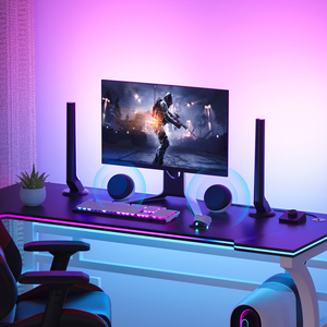 BanqcnRGBカラーゲームルーム雰囲気周囲の光音楽赤外線リモコン音周波数リズムライトバー - Product Image 5