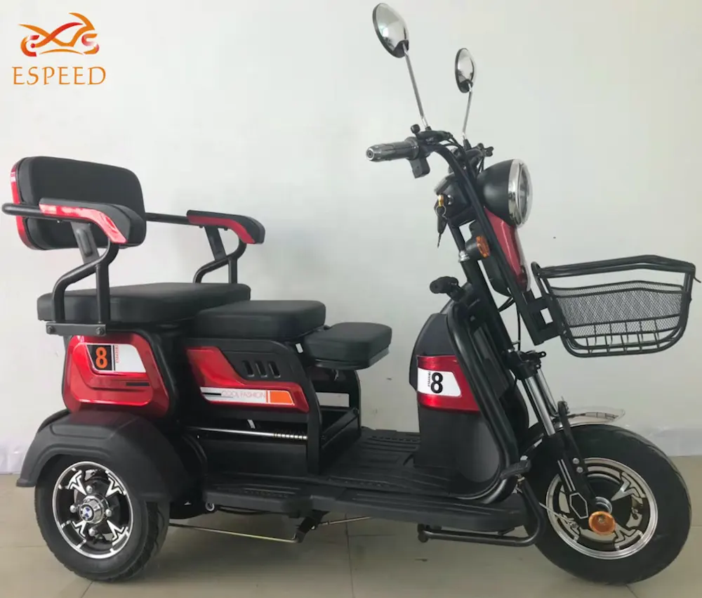 Precio barato 48V adulto eléctrica de 3 ruedas bicicleta de China