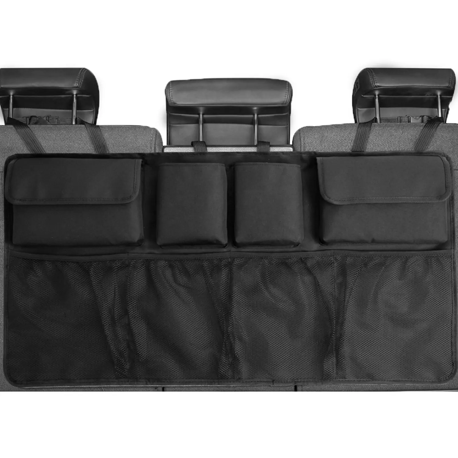 Organizador de asiento trasero de coche, organizador plegable para maletero de coche, suv, maletero colgante