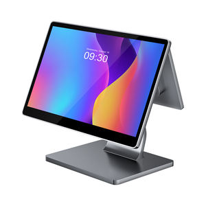 رقيقة جدا من سبائك الألومنيوم بالكامل بشاشة لمس واحدة مزدوجة شاشة أندرويد للمطعم - Product Image 2