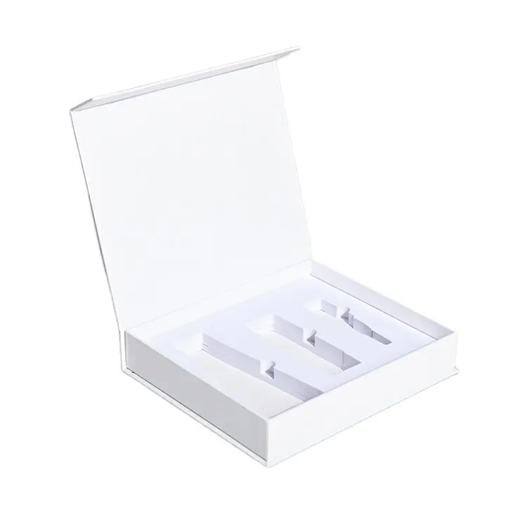 Caja de regalo de papel de tinta de soja reciclable Embalaje Caja de regalo de cosméticos personalizada