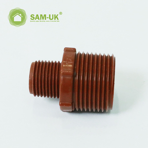 3/4&quot;x1/2&quot;-1&quot;x3/4&quot; PP Male <strong>Reducer</strong> 3/4''*1/2'' Free Sample Red Brown a Factory Laboratory in China - Product Image 4