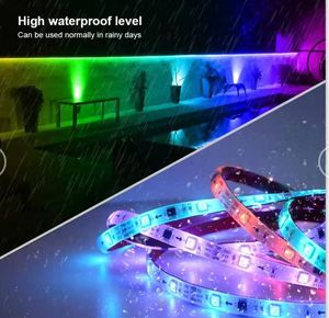 ไฟ LED Strip แบบชาร์จไฟได้ RGB 3 ม. / 5 ม. / 10 ม. APP ควบคุมโหมดเพลงพร้อมแถบไฟผู้ช่วย Alexa Google - Product Image 4