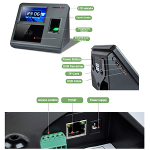 F7 Fingerprint Face Recognition Biometric Rfid Card Time Attendance &amp; Access Control System - Product Image 4