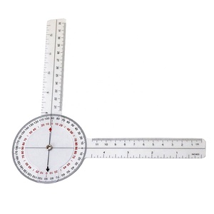 8 inç ortak profesyonel sağlık cetvel plastik esnek tıbbi goniometre cetvel fiyat - Product Image 3
