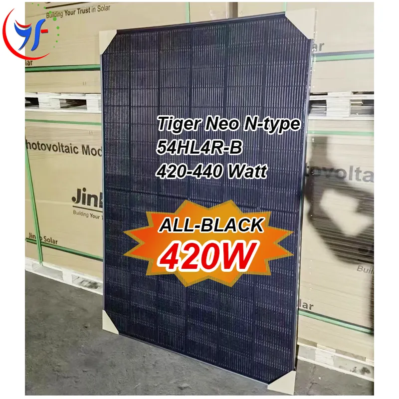 Panel surya hitam gudang 415W AS Cina grosir fleksibel 50W Trina penuh Eropa 370W 30W bingkai Jinko 400W