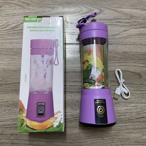בלנדר נייד מיני USB נטענת ומיקסר 6 להבים גביע חשמלי למציפה לשימוש ביתי