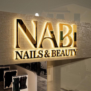 <span class=keywords><strong>Led</strong></span> chiếu sáng dấu hiệu Kinh Doanh Thời tiết biểu tượng tùy chỉnh <span class=keywords><strong>Backlit</strong></span> kim loại chữ dẫn đăng ký - Product Image 5