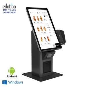 直接販売21.5インチ容量性スクリーンPOSキオスクセルフオーダーシステム付きWindows Android小売りPOSシステム - Product Image 1