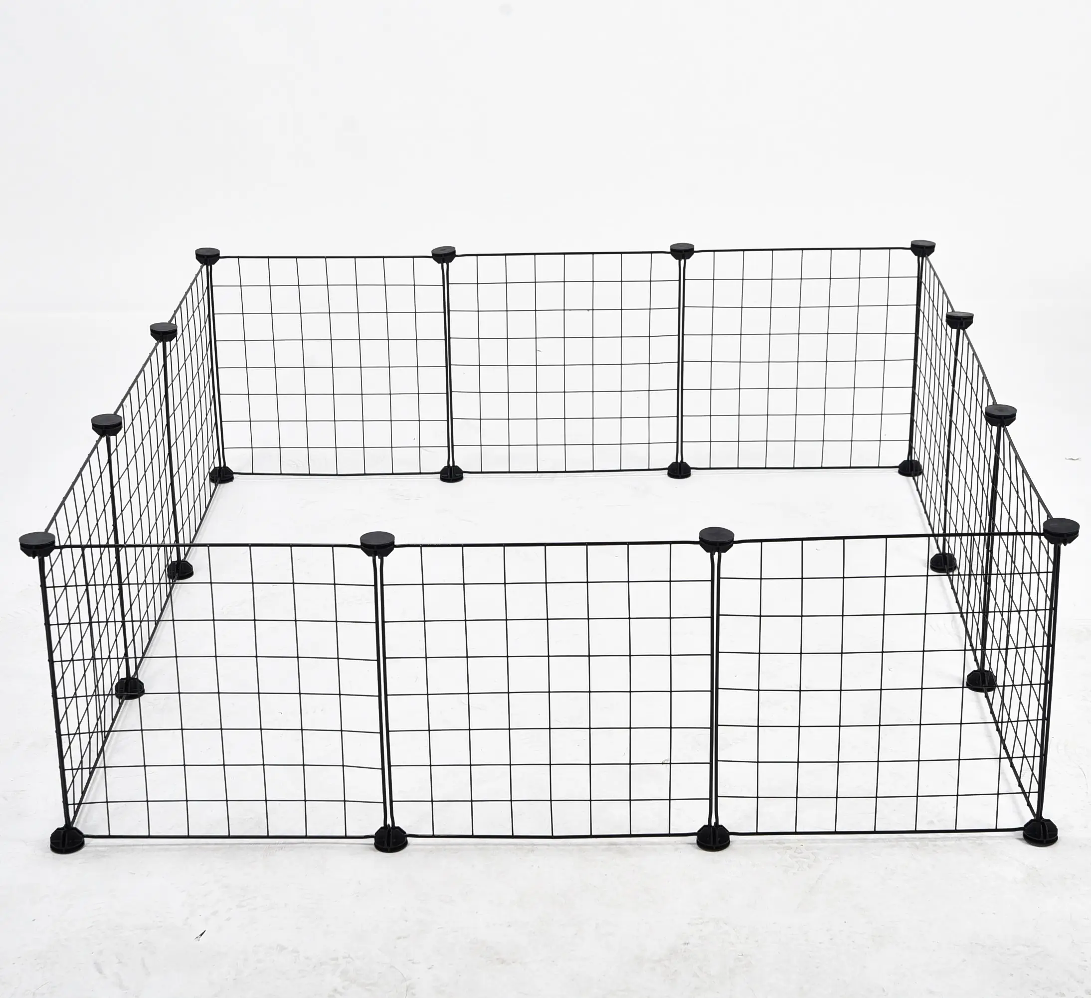 DIY evcil hayvan oyun parkı 35*41cm taşınabilir köpek kedi tavşan Metal Kennels küçük Pet hayvan evi kafes