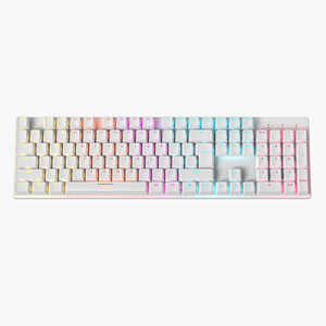 104 Key Mechanical Axis Wired Backlit <strong>Computer</strong> Game Mechanical <strong>Keyboard</strong> Wholesale <strong>Custom</strong> Transparent Pudding <strong>Keyboard</strong> - Product Image 6