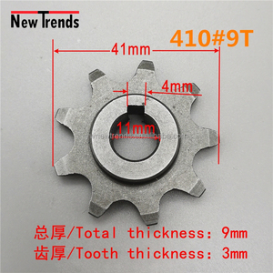 MY1020 BM1109 Motor <strong>Sprocket</strong> Gear 9T 10T 11T 13T T8F 25H 410 <strong>420</strong> <strong>428</strong> Type