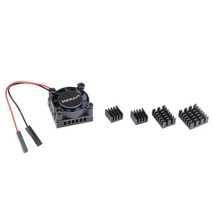 Hochwertiger Himbeer Pi 4 Modell B Aluminium Kühlkörper mit Lüfter RAM Kühlkörper Set - Product Image 1