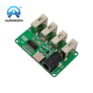 Factory Supply USB2.0HUB 1 to 4 Hub <strong>Module</strong> Side a Port Output with Built-in LED Indicator TYPE-C <strong>Input</strong>