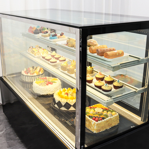 Hai Lớp ủ Kính bánh mì Máy làm lạnh bánh tủ lạnh tủ trưng bày tủ trưng bày cho cửa hàng bánh và bánh - Product Image 4