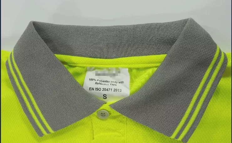 Yüksek Vis güvenlik inşaat gömlek Hi vis polo GÖMLEK ucuz güvenlik yansıtıcı t-shirt yansıtıcı giyim