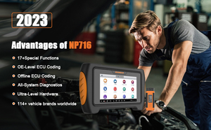HUMZOR NP716 universale OBD2 macchina Scanner veicolo diagnostico e chiave programmatore strumento - Product Image 2