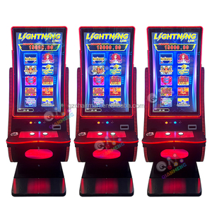 Qianmen Best bewerteter Luxus Best Quality Durable Metal 43 Zoll gebogener Touchscreen Skill <span class=keywords><strong>Game</strong></span> <span class=keywords><strong>Machine</strong></span> Cabinet für Light ening Link - Product Image 6