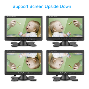 Iproster 7英寸液晶显示屏汽车后视监视器，带远程2x备用摄像头2ch Av-in RCA 6Pin连接器，适用于汽车卡车12-24v - Product Image 2