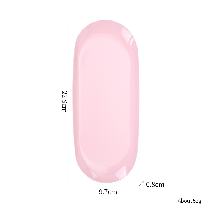 Plateau ovale viande rose