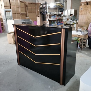 西曼高品质家具柜台前台美容院美发长接待柜台接待台 - Product Image 3