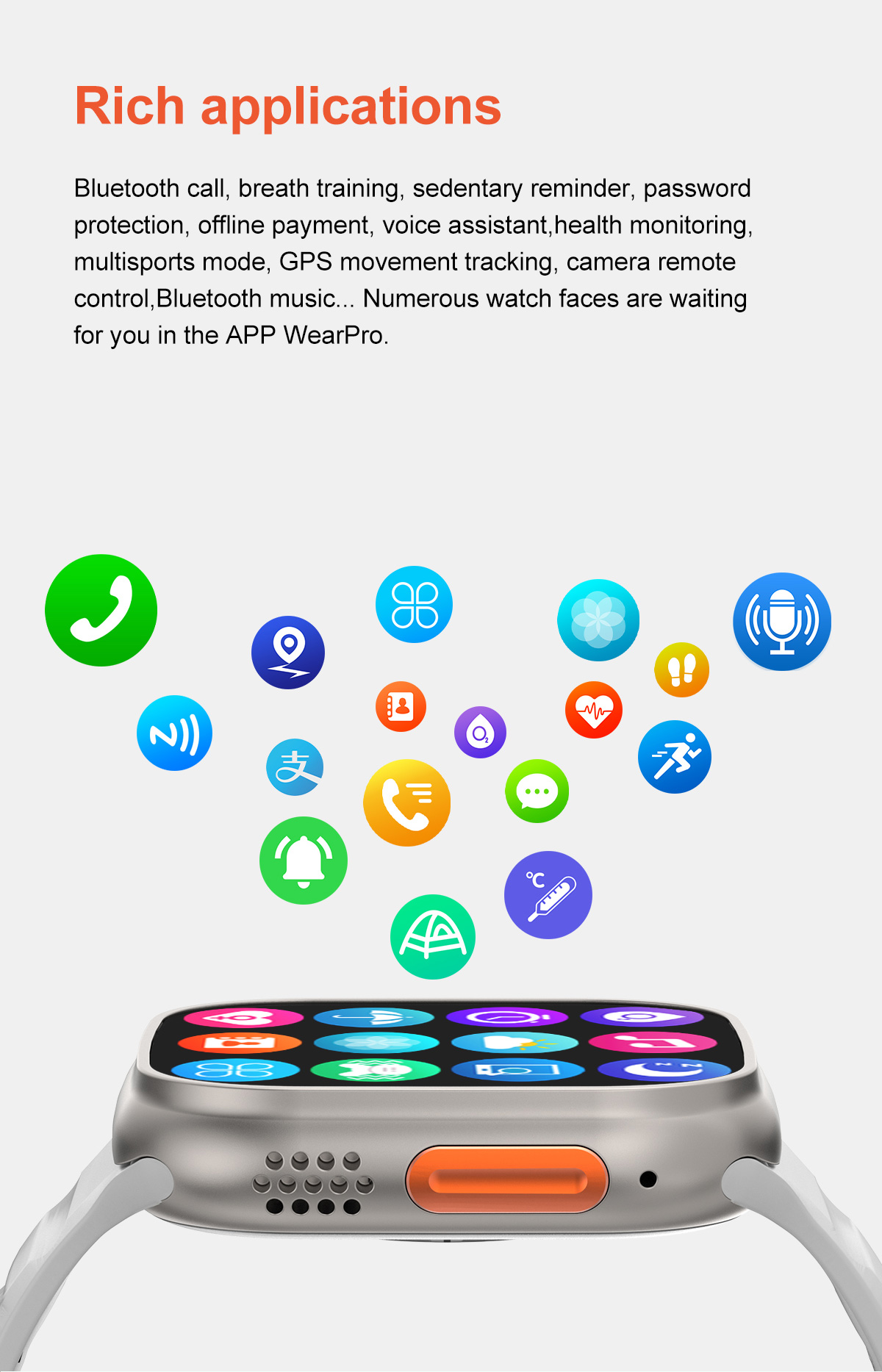 2022 Latest DT8 Ultra Smart Watch 1:1 49MM Series 8 DT8 Ultra Smartwatch